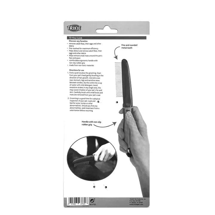 TRIXIE Pet Flea Comb, 8.3"