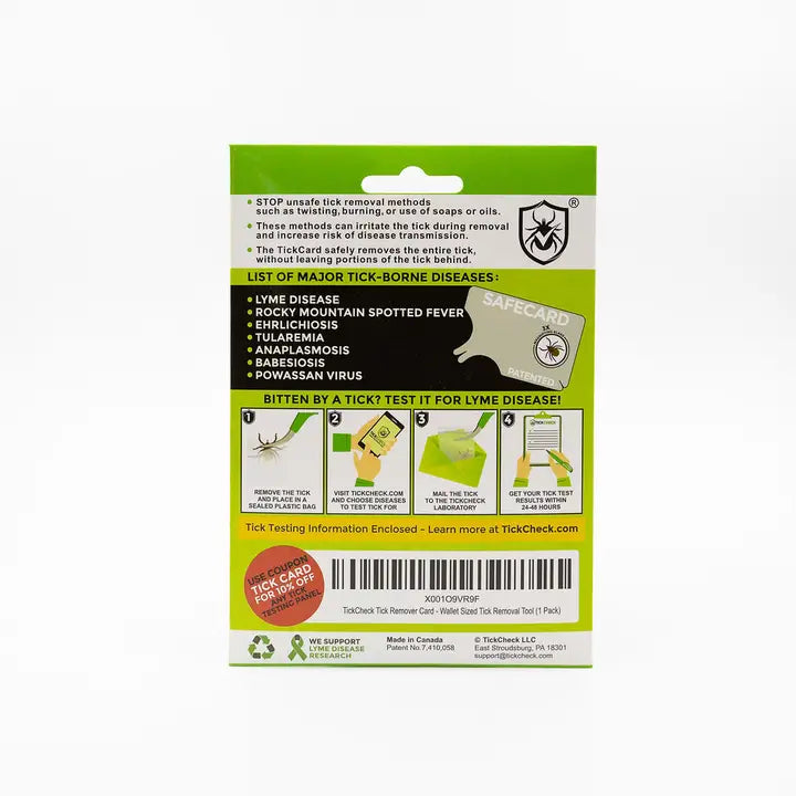 TickCheck Tick Remover Card