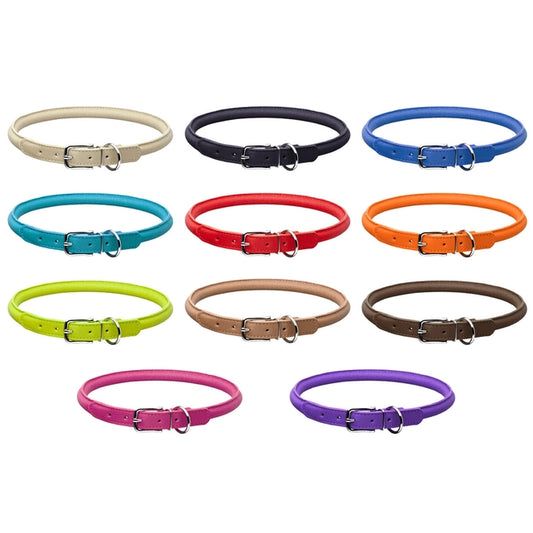 Soft Leather Round Collar