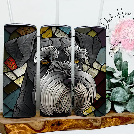 Stained Glass Pet Breed Tumbler