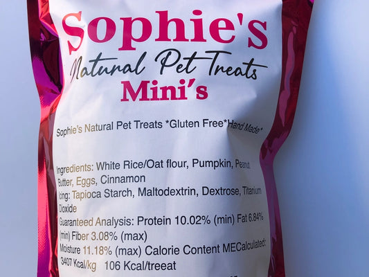 Sophie's Natural Pet Treats - Mini's - Icing Drizzle