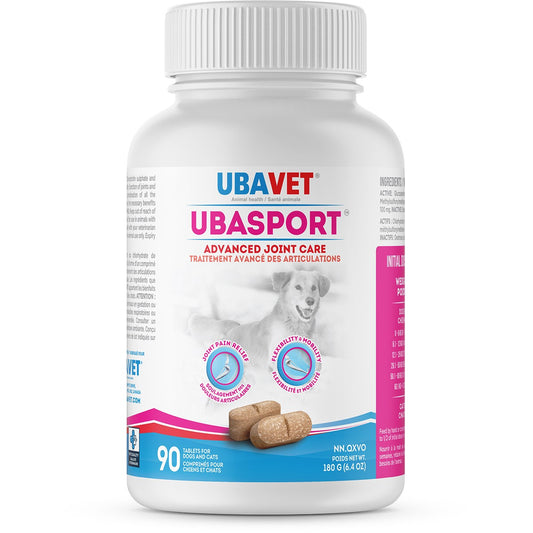 UBASPORT Advanced Joint Care Tablets for Dogs & Cats (90 ct)